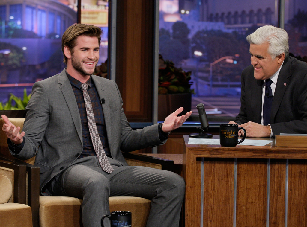 Liam Hemsworth, The Tonight Show with Jay Leno Liam Hemsworth, The Tonight Show with Jay Leno